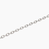 Pulsera Mabina de plata con cadena rolo Volver a lo básico 533966