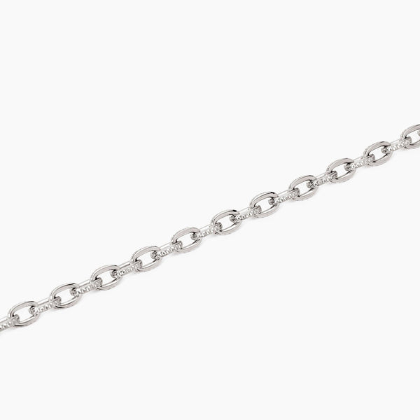 Pulsera Mabina de plata con cadena rolo Volver a lo básico 533966