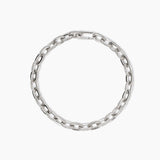 Pulsera Mabina de plata con cadena rolo Volver a lo básico 533966