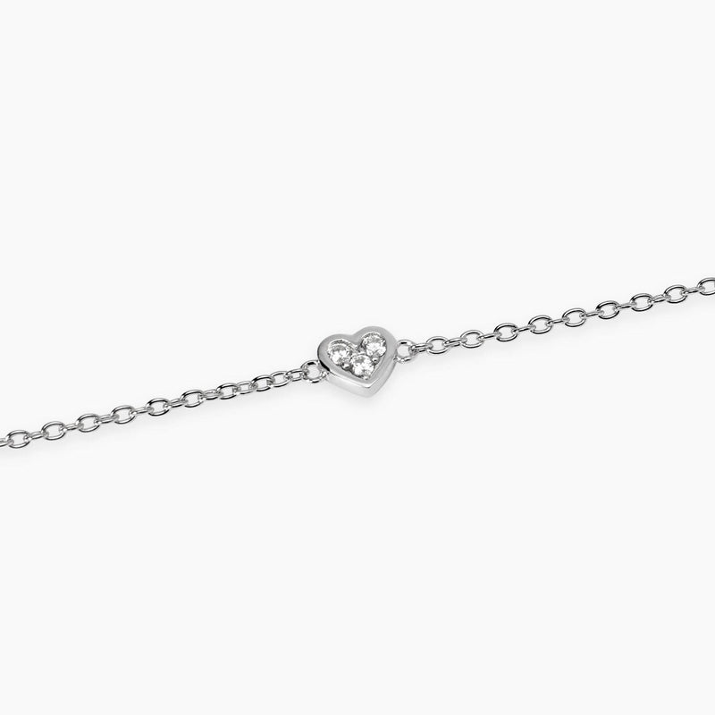 Pulsera Mabina de corazón de diamantes cultivados en laboratorio Mi diamante 534072