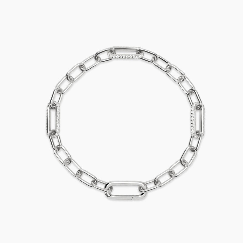 Pulsera Mabina de plata con circonitas RUE MADAME 534101