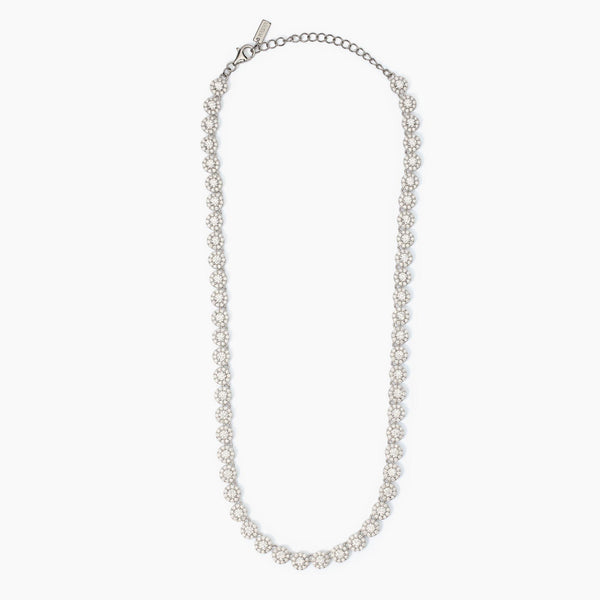 Gargantilla de tenis Mabina  plateada con circonitas Milanesienne 553683