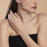 Pendientes Mabina con circonitas FLOR 563504