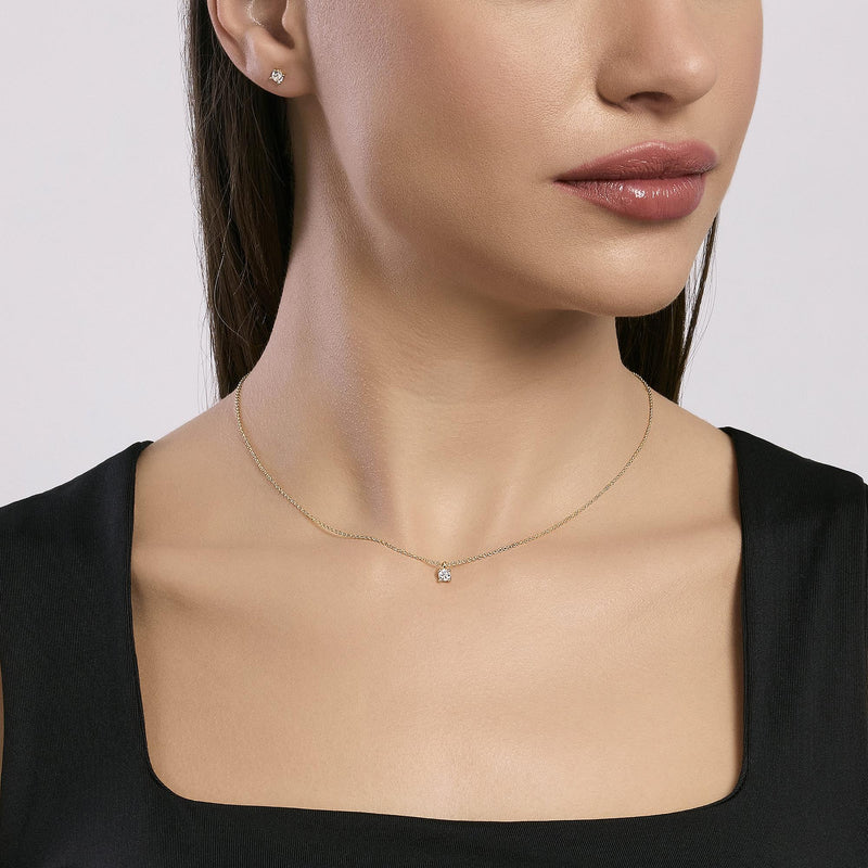 Pendientes Mabina con punto de luz BRILLANTE 563606