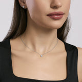 Pendientes Mabina de plata con puntos de luz BRILLANTE 563608