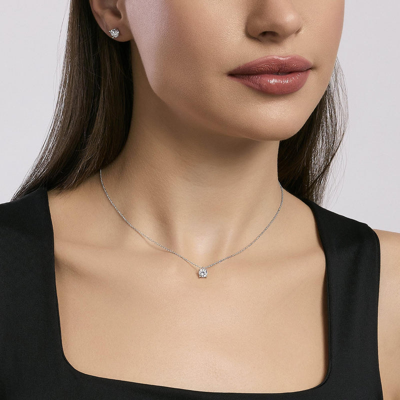 Pendientes Mabina de plata con puntos de luz BRILLANTE 563608