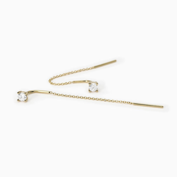 Pendientes Mabina colgantes con punto de luz BRILLANTE 563671