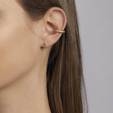 Pendientes Mabina colgantes con punto de luz BRILLANTE 563671