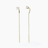 Pendientes Mabina colgantes con punto de luz BRILLANTE 563671