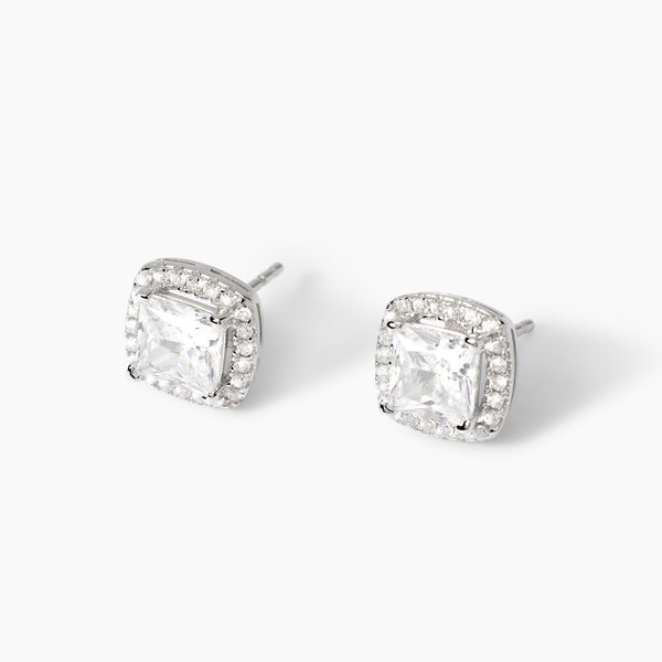 Pendientes Mabina de botón con circonitas ¿Genial o retro? 563862