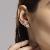 Pendientes Mabina de botón con circonitas ¿Genial o retro? 563862