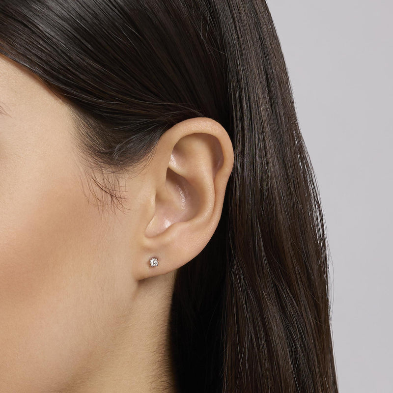 Pendientes Mabina de punto de luz con diamantes cultivados en laboratorio Mi diamante 563893