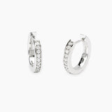 Pendientes Mabina de aro de diamantes cultivados en laboratorio Mi diamante 563903