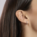 Pendientes Mabina de aro de diamantes cultivados en laboratorio Mi diamante 563904