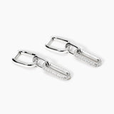 Pendientes Mabina colgantes con circonitas RUE MADAME 563919