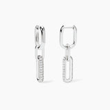 Pendientes Mabina colgantes con circonitas RUE MADAME 563919