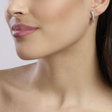 Pendientes Mabina de plata y circonitas NUBE 563936