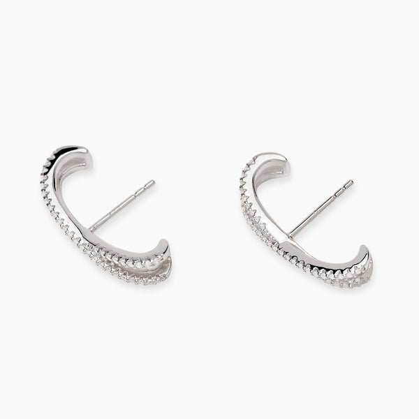 Pendientes Mabina de plata y circonitas EN TUS BRAZOS 563938