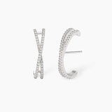 Pendientes Mabina de plata y circonitas EN TUS BRAZOS 563938