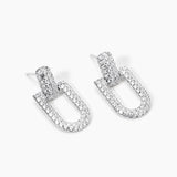 Pendientes Mabina de plata con circonitas ROMA 563943