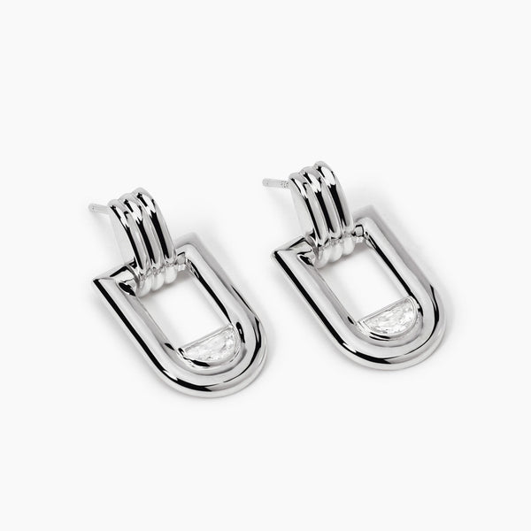 Pendientes Mabina de plata ROMA 563945