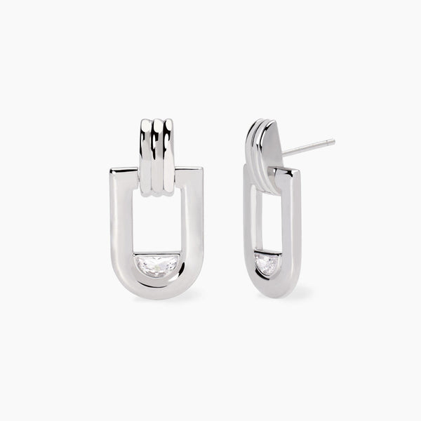 Pendientes Mabina de plata ROMA 563945