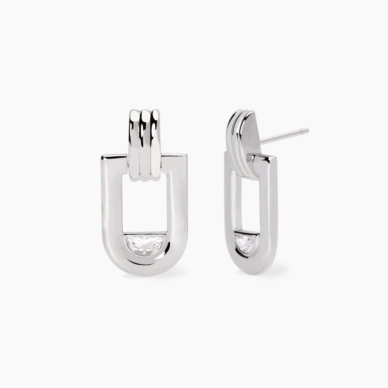 Pendientes Mabina de plata ROMA 563945