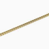 Pulsera Kidult dorada con cadena barbada 831144