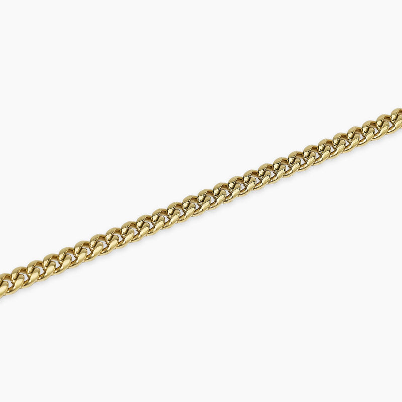 Pulsera Kidult dorada con cadena barbada 831144