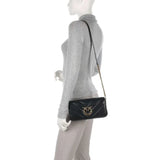 Bolso PINKO Love Click Baguettte Mini Sheep Nappa 100068 A136