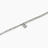 Pulsera Kidult con tenis de cristales y corazón 831068