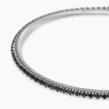 Pulsera Kidult con cadena snake y tenis de cristales 831100