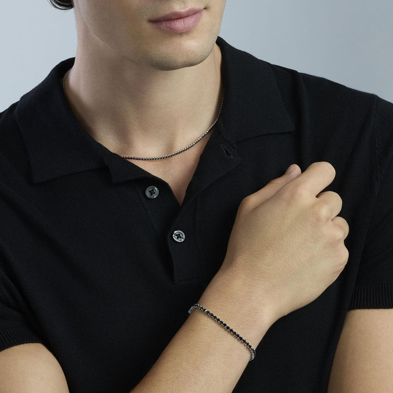 Pulsera Kidult tenis con circonitas negras 831109