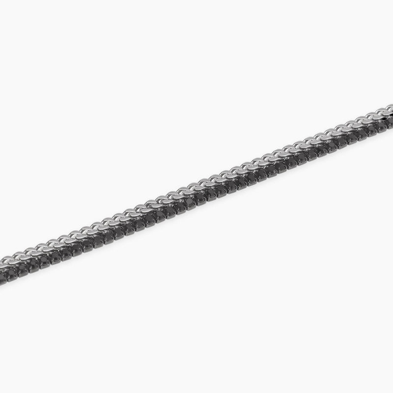 Pulsera Kidult con cadena franco y cadena de cristales 831118