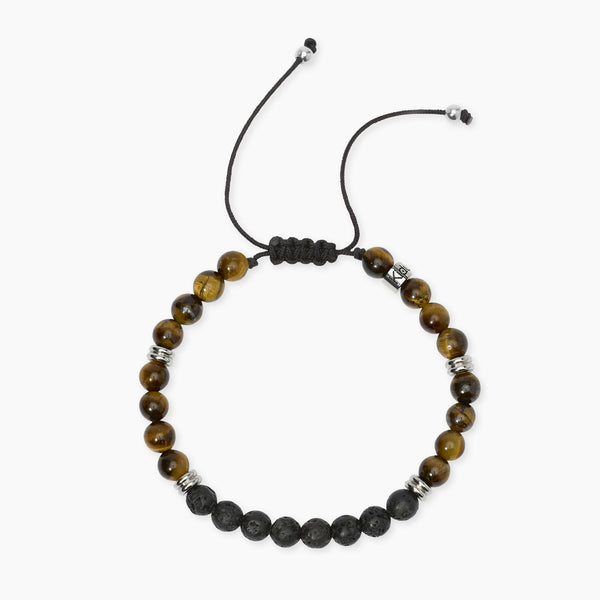 Pulsera Kidult ajustable con nylon y piedras 831131