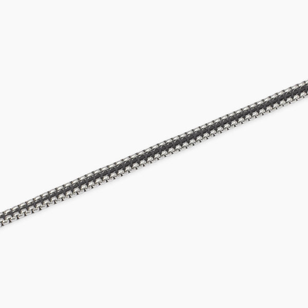 Pulsera Kidult de acero con nylon y piel 831133