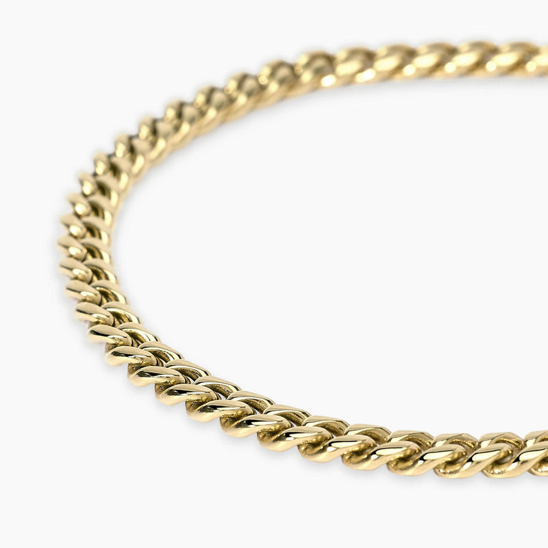 Pulsera Kidult dorada con cadena barbada 831144