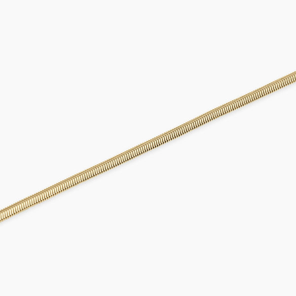 Pulsera Kidult dorada con cadena snake 831145