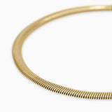 Pulsera Kidult dorada con cadena snake 831145