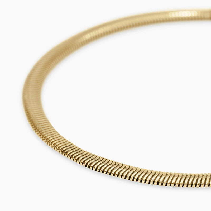 Pulsera Kidult dorada con cadena snake 831145