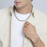 Collar Kidult con cadena barbada plana851069