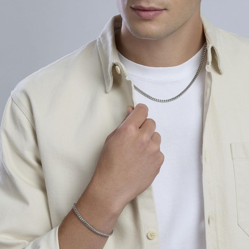 Collar Kidult con cadena franco de acero 851074