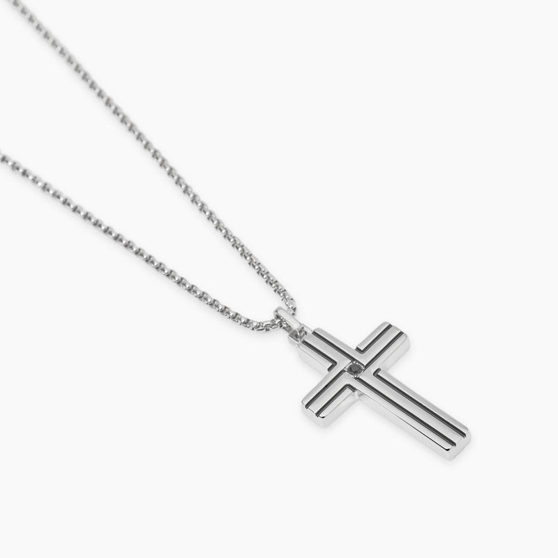 Collar Kidult con cadena véneta y cruz 851077