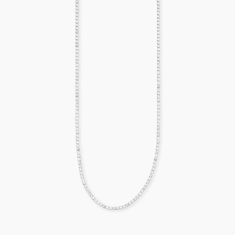 Collar Kidult con tenis cristales blancos 851079