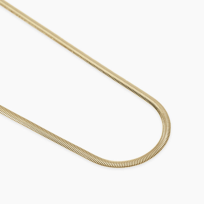 Collar Kidult dorado con cadena snake 851086