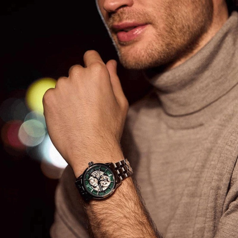 Reloj Bulova Sutton Skeleton hombre 96A329