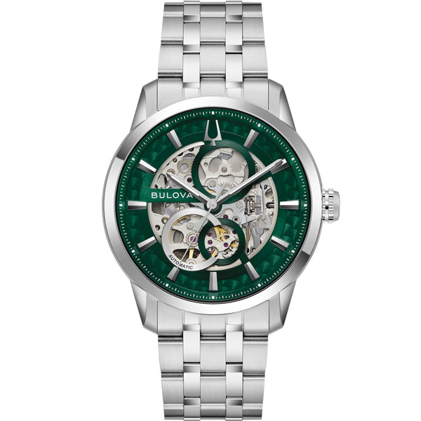Reloj Bulova Sutton Skeleton hombre 96A329