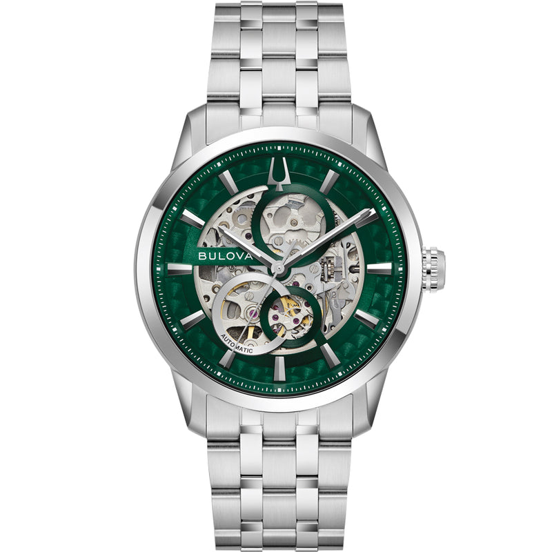 Reloj Bulova Sutton Skeleton hombre 96A329