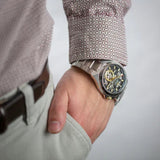 Reloj Bulova 98a224 automático esqueleto hombre