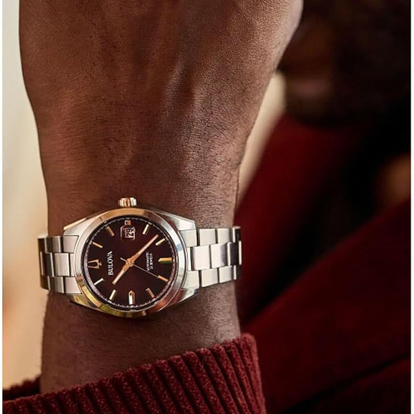Reloj Bulova 98B422 Surveyor Automatico 39mm 3ATM para hombre